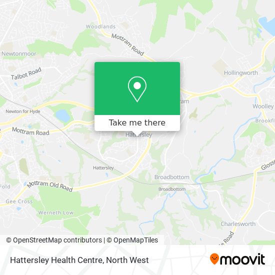 Hattersley Health Centre map