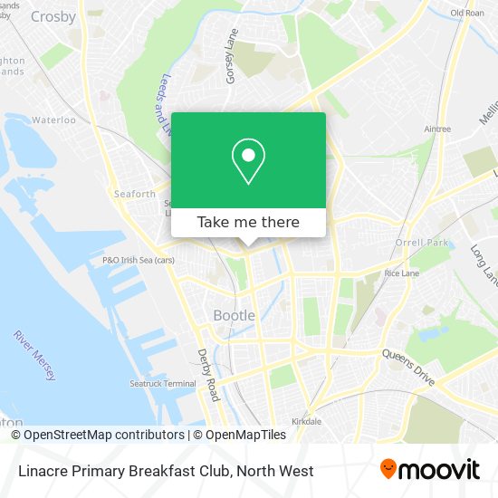 Linacre Primary Breakfast Club map