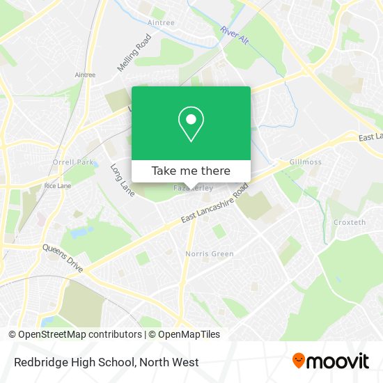 Redbridge High School map