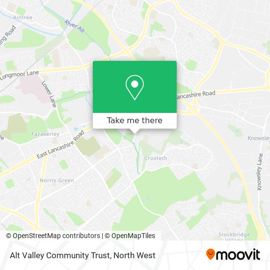 Alt Valley Community Trust map