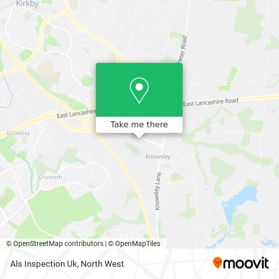Als Inspection Uk map