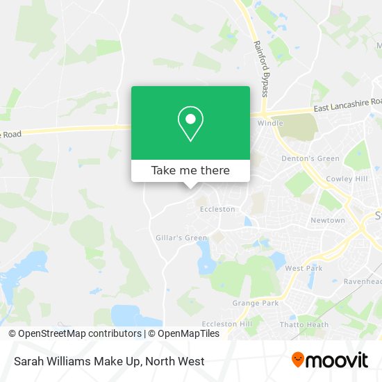 Sarah Williams Make Up map