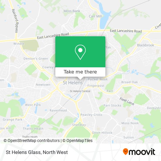 St Helens Glass map