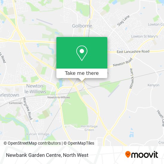 Newbank Garden Centre map