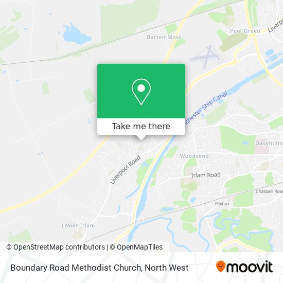 Boundary Road Methodist Church map