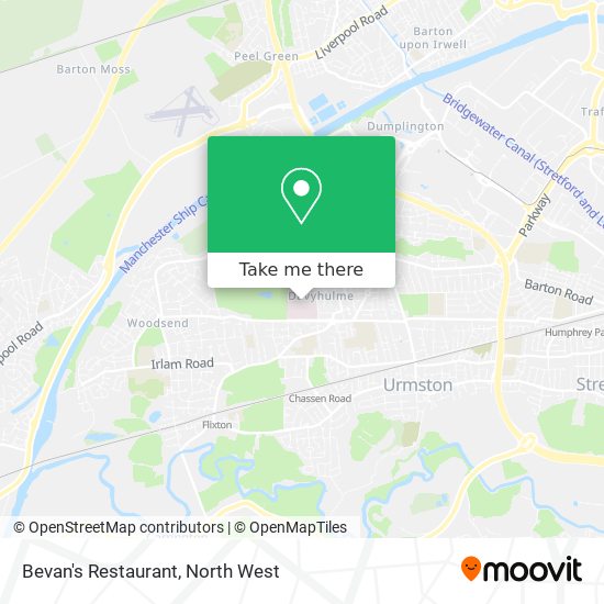 Bevan's Restaurant map