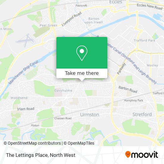 The Lettings Place map