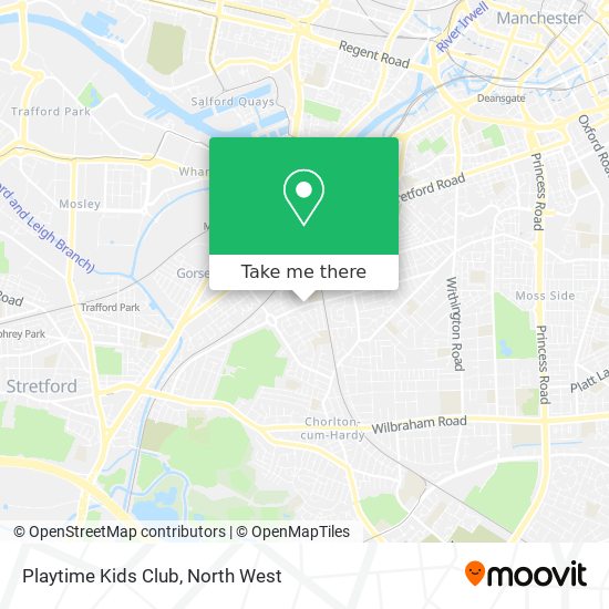 Playtime Kids Club map