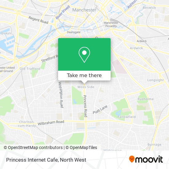 Princess Internet Cafe map