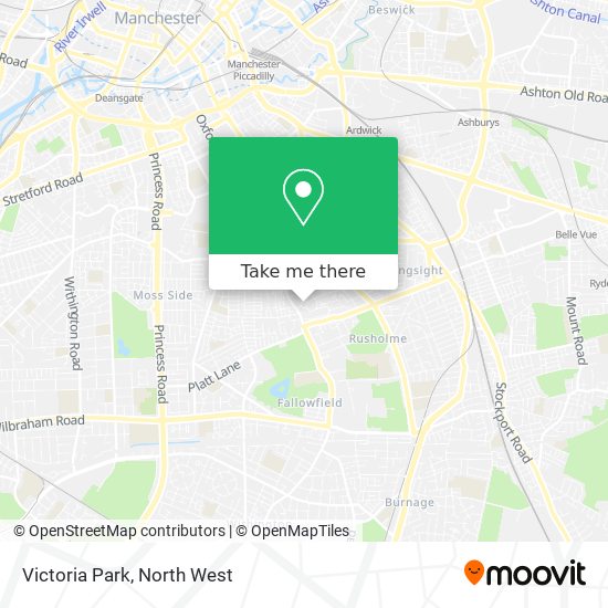 Victoria Park map