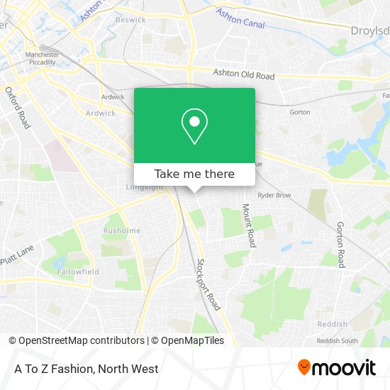 A To Z Fashion map