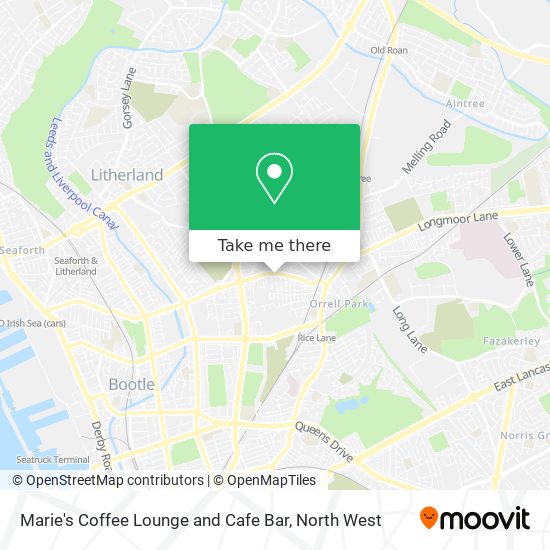 Marie's Coffee Lounge and Cafe Bar map