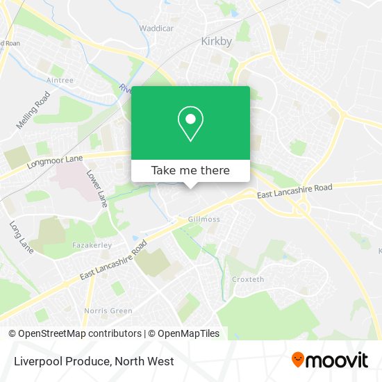 Liverpool Produce map