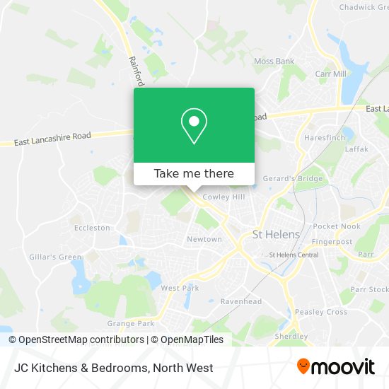 JC Kitchens & Bedrooms map