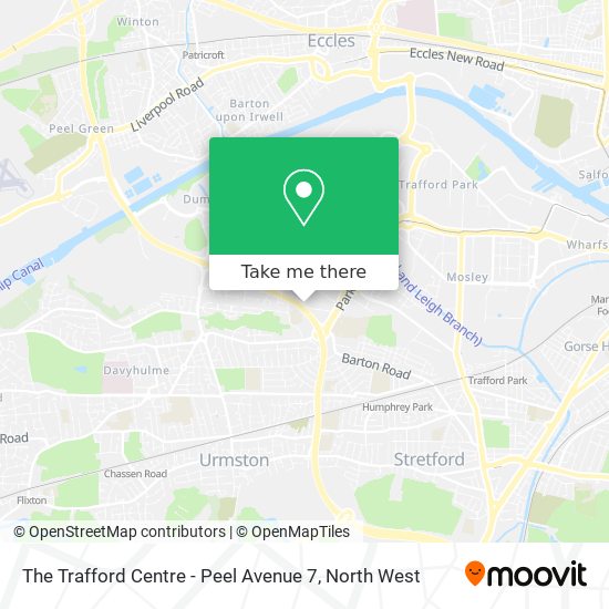 The Trafford Centre - Peel Avenue 7 map