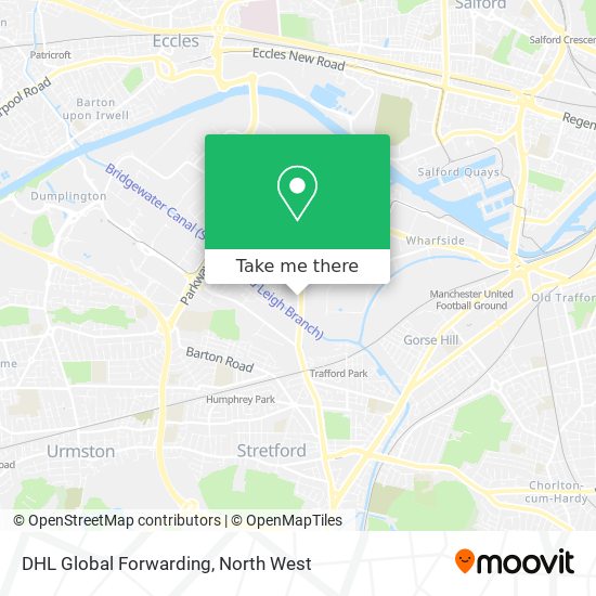 DHL Global Forwarding map