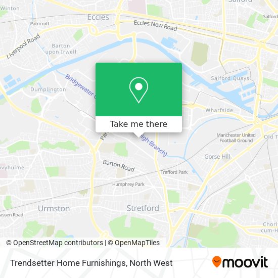 Trendsetter Home Furnishings map