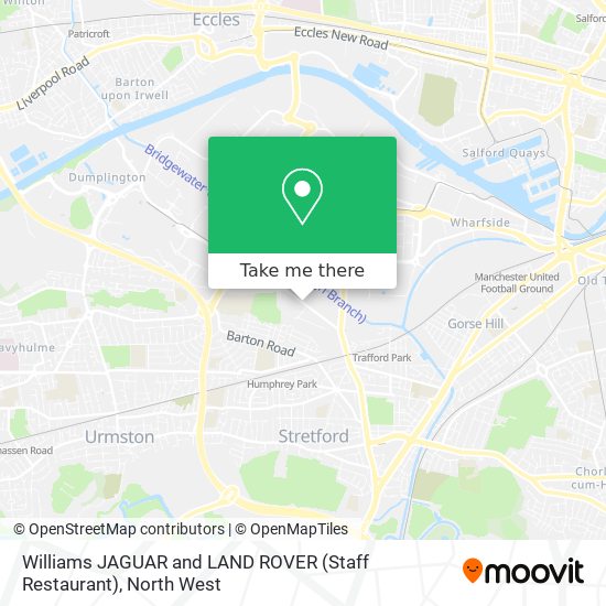 Williams JAGUAR and LAND ROVER (Staff Restaurant) map