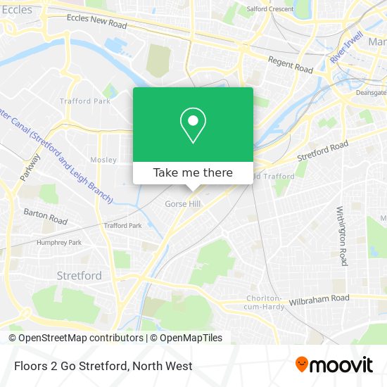 Floors 2 Go Stretford map