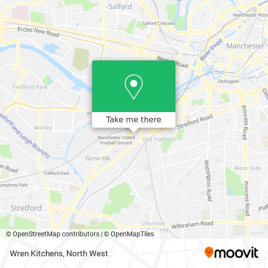 Wren Kitchens map