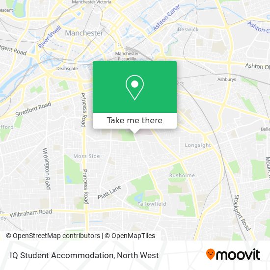 IQ Student Accommodation map