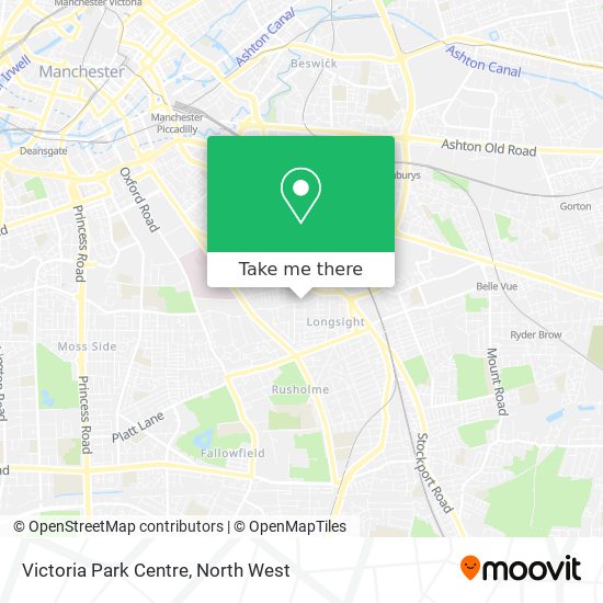 Victoria Park Centre map