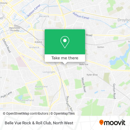 Belle Vue Rock & Roll Club map