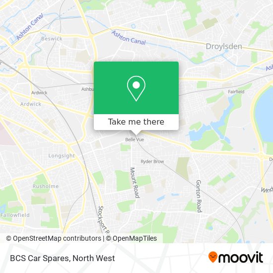BCS Car Spares map