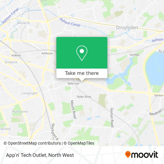 App'n' Tech Outlet map