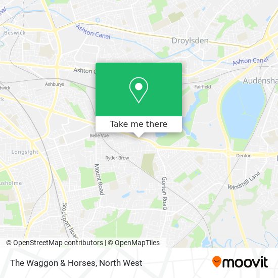The Waggon & Horses map