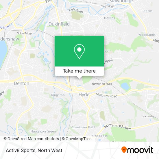 Activ8 Sports map
