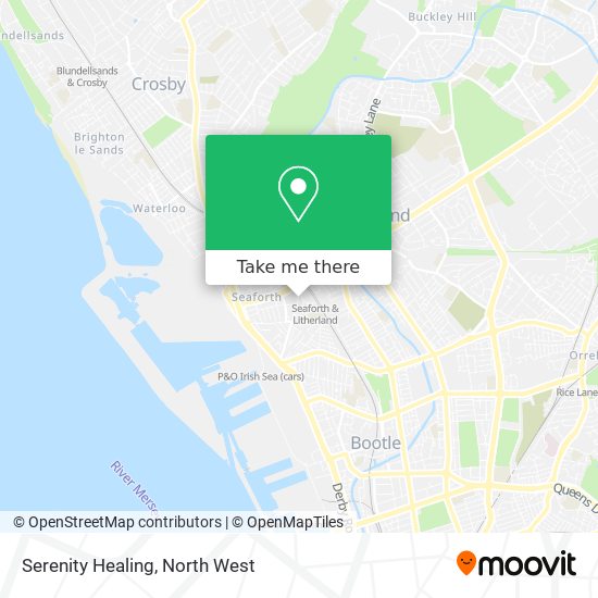 Serenity Healing map