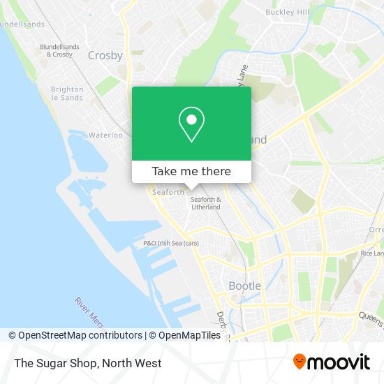 The Sugar Shop map