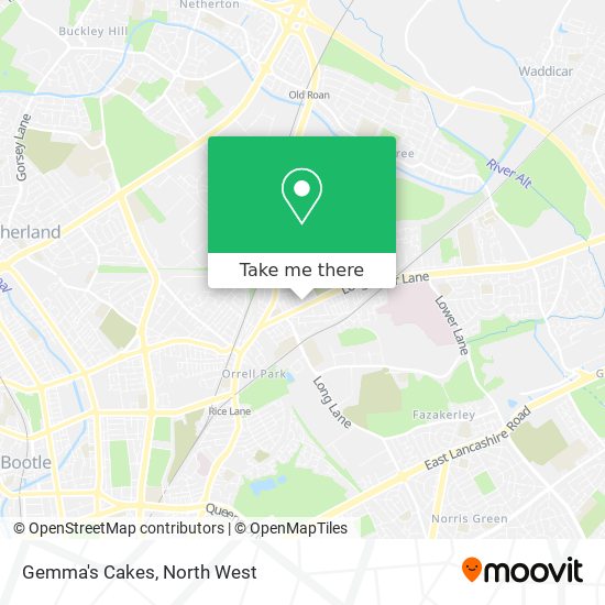 Gemma's Cakes map