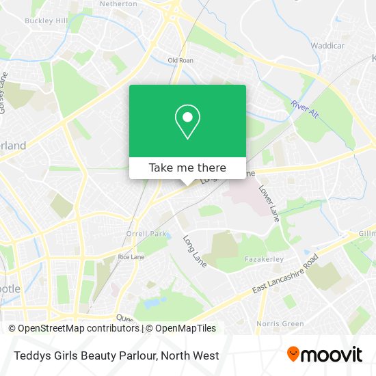Teddys Girls Beauty Parlour map