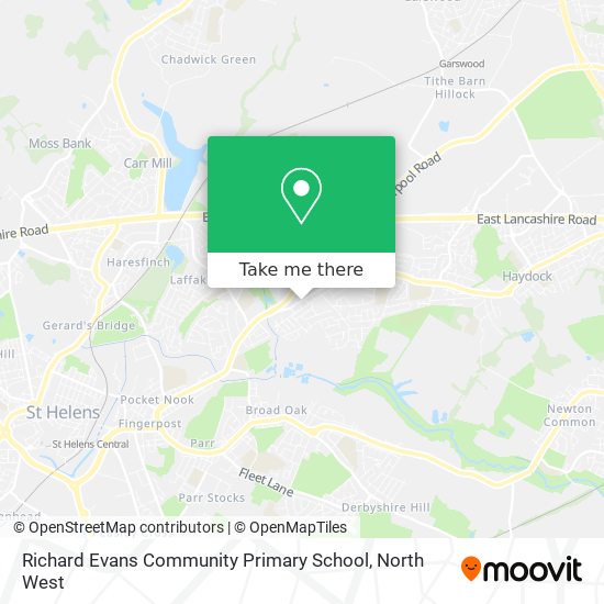 Richard Evans Community Primary School map