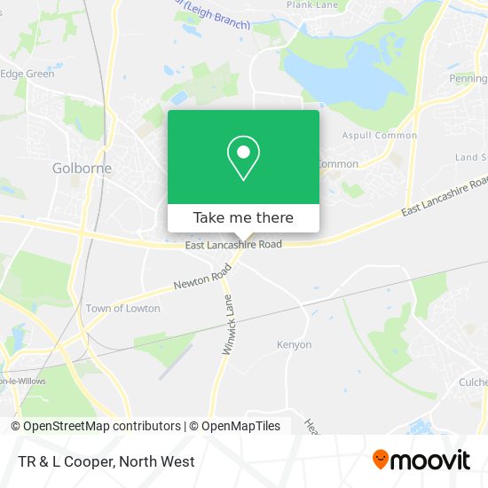 TR & L Cooper map