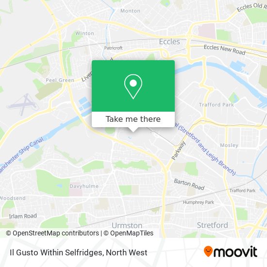 Il Gusto Within Selfridges map