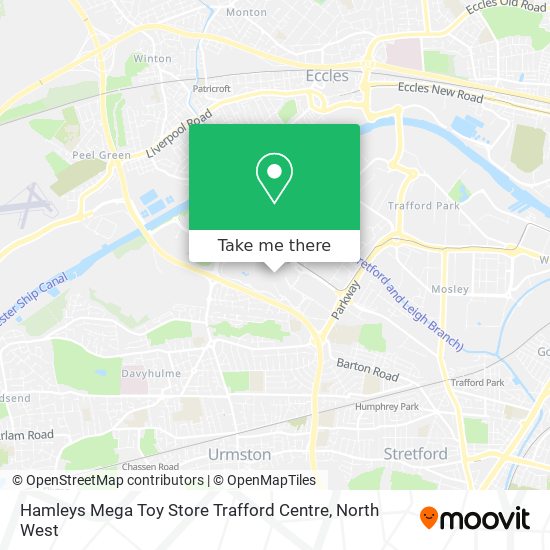 Hamleys Mega Toy Store Trafford Centre map