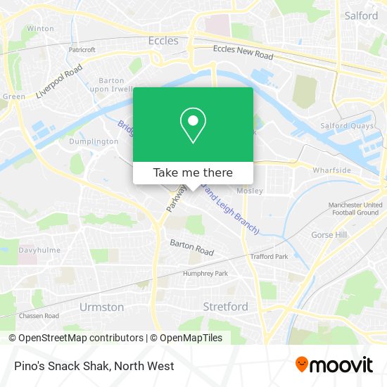 Pino's Snack Shak map