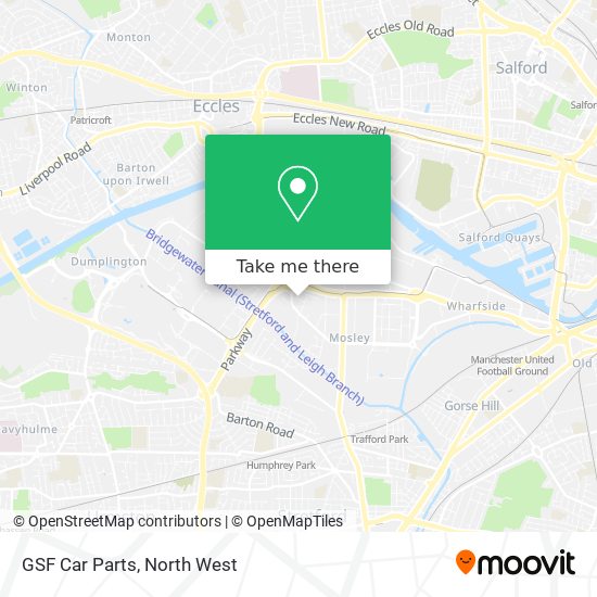 GSF Car Parts map
