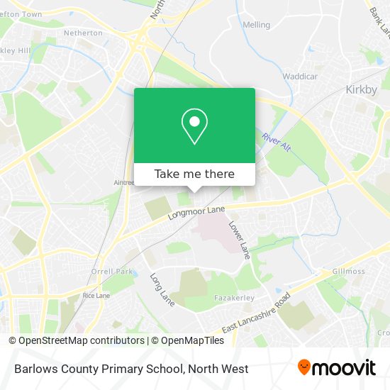 Barlows County Primary School map
