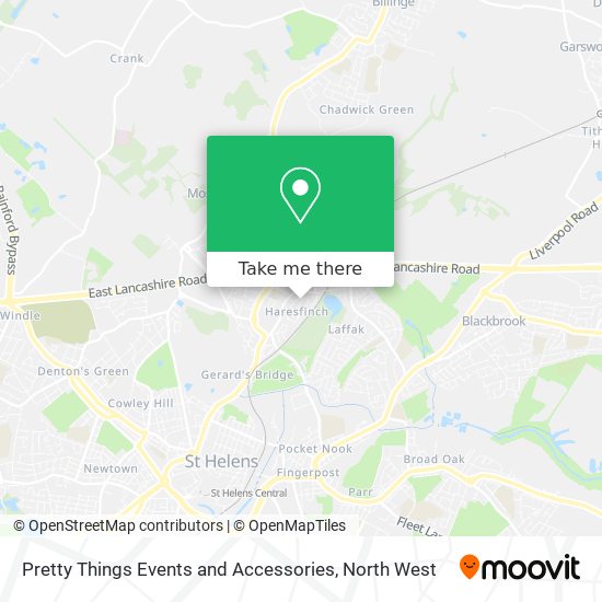 Pretty Things Events and Accessories map