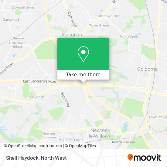 Shell Haydock map