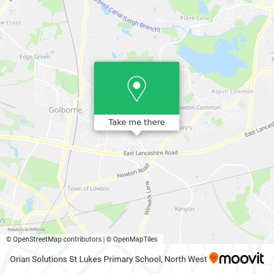 Orian Solutions St Lukes Primary School map