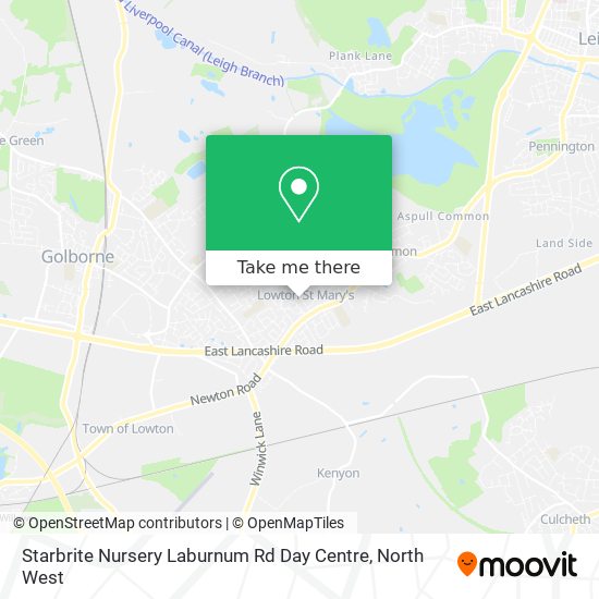 Starbrite Nursery Laburnum Rd Day Centre map