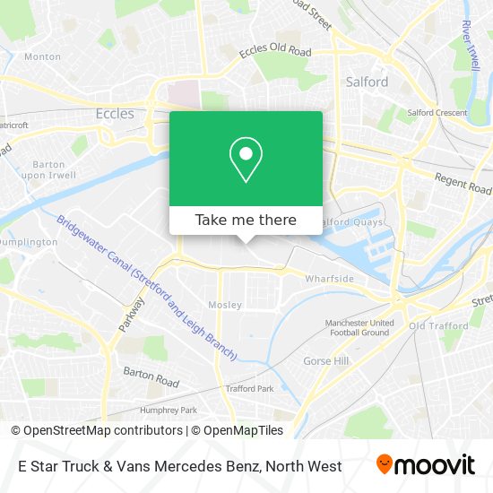 E Star Truck & Vans Mercedes Benz map