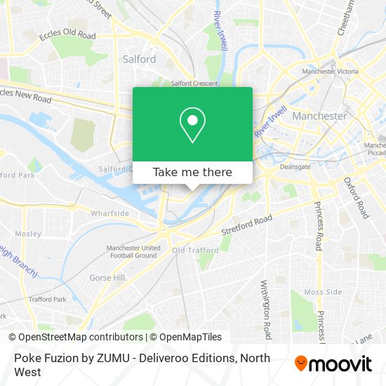 Poke Fuzion by ZUMU - Deliveroo Editions map