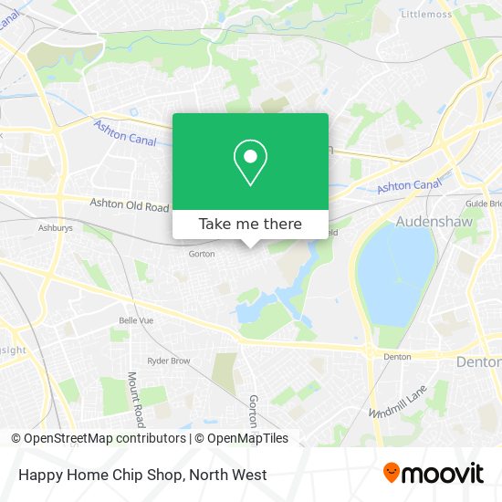Happy Home Chip Shop map