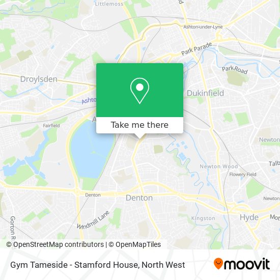 Gym Tameside - Stamford House map